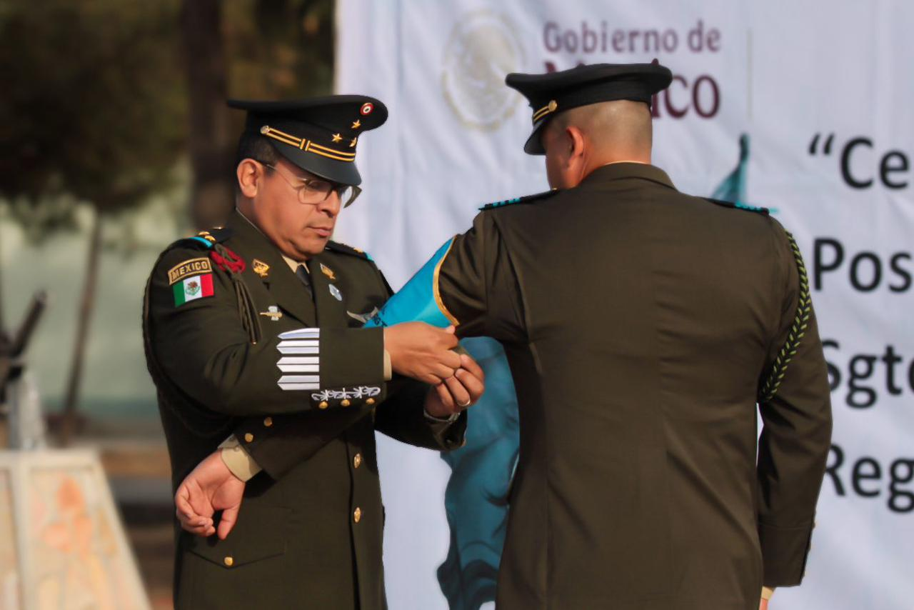 Toma de posesión de cargo en el 14/o. Regimiento de Caballería