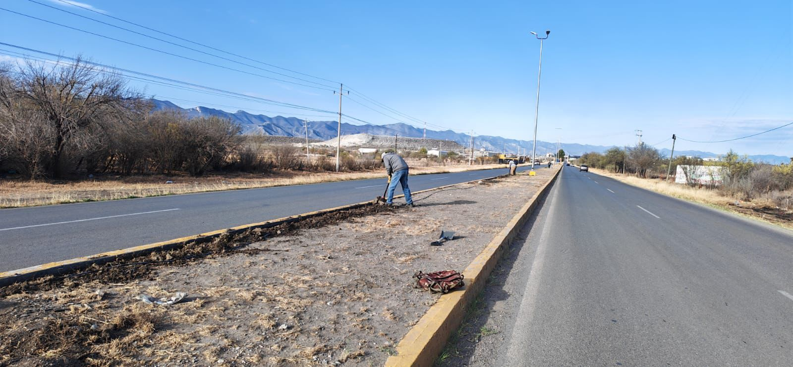 Gobierno Municipal realiza reparación de cableado en el bulevar Múzquiz–Palaú