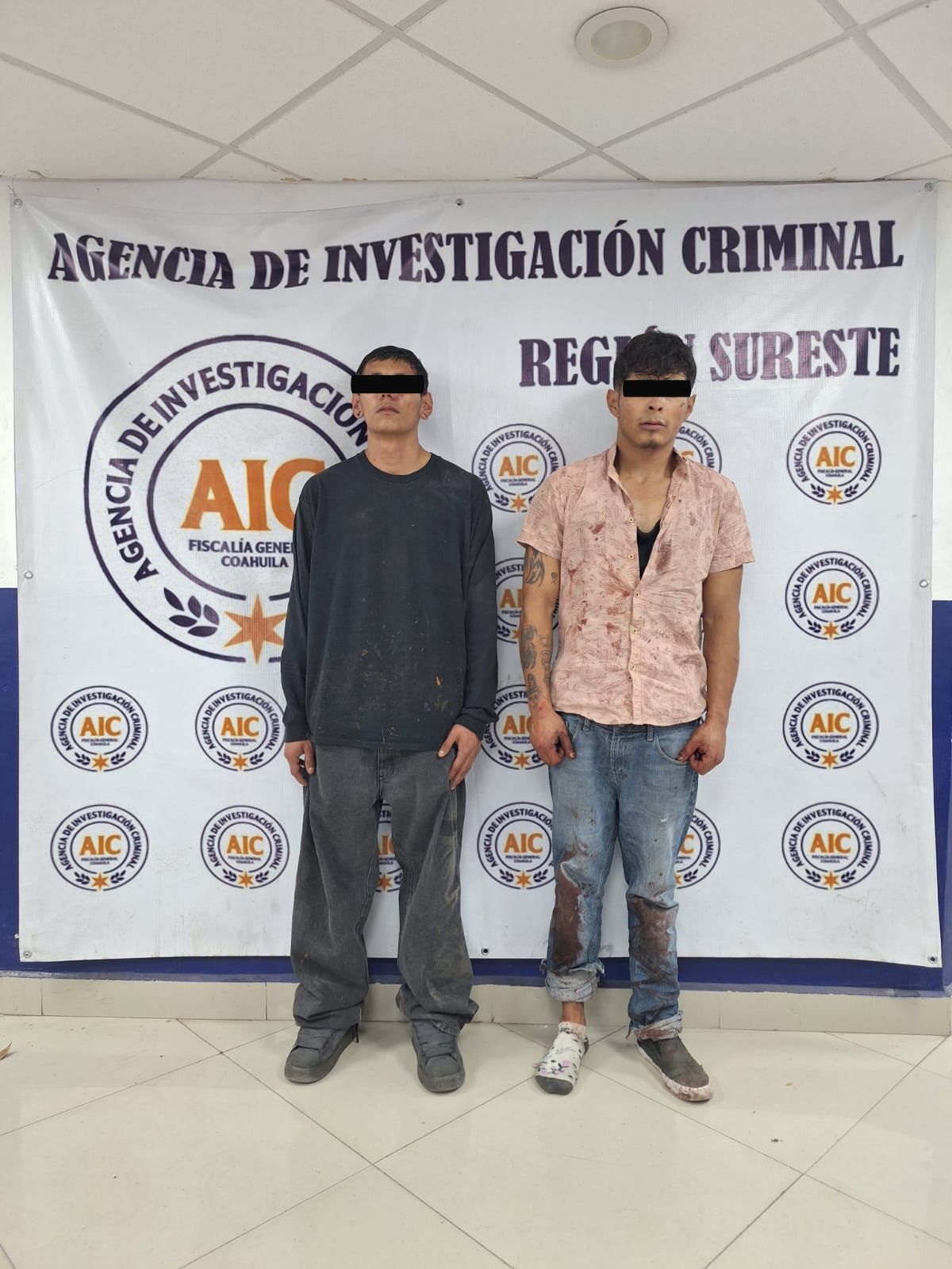 Esclarece FGE homicidio de saltillense; caen dos