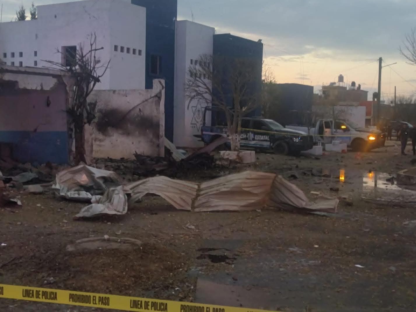 Atacan con coche bomba a comandancia en Zacatecas