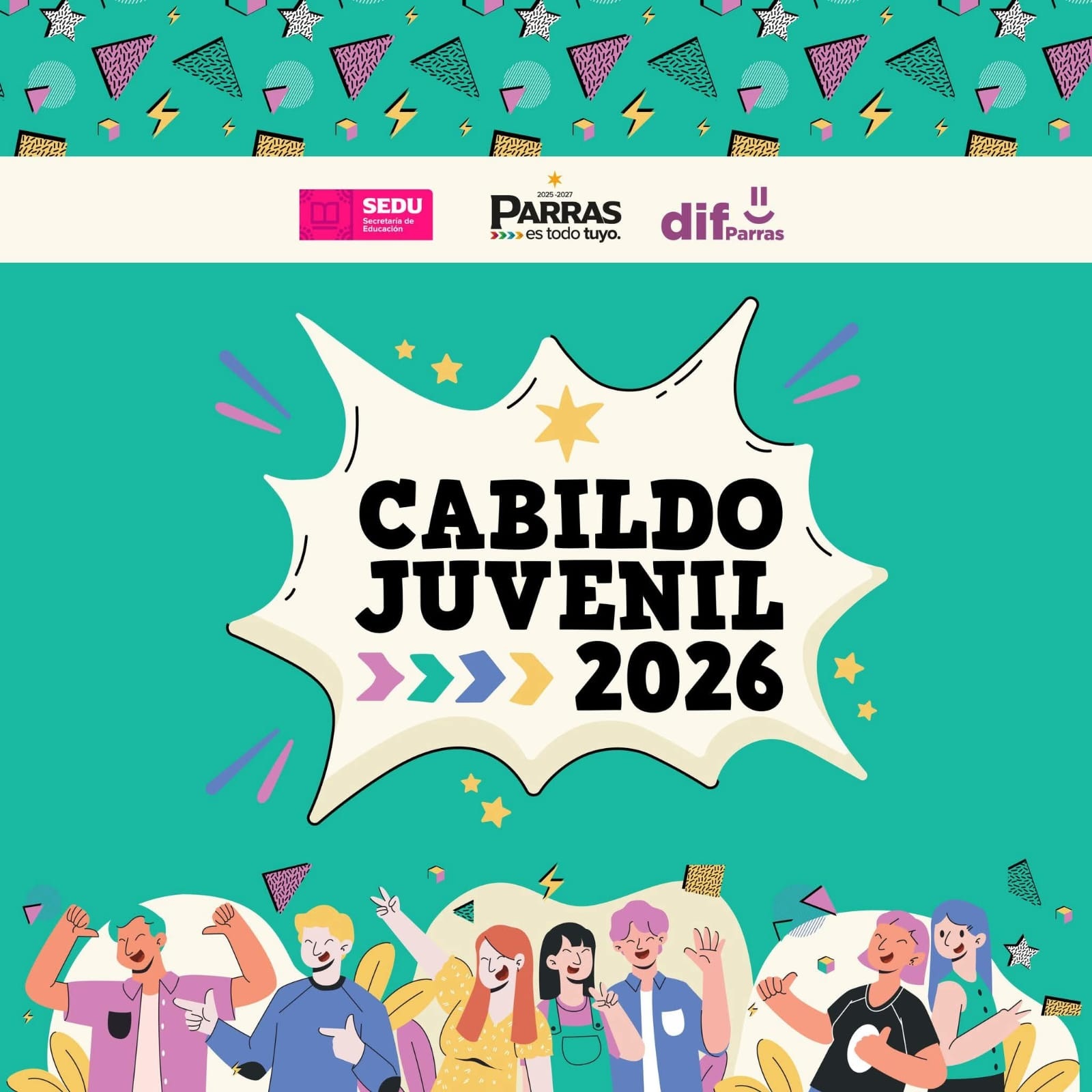 Convoca Parras al Cabildo Juvenil 2026