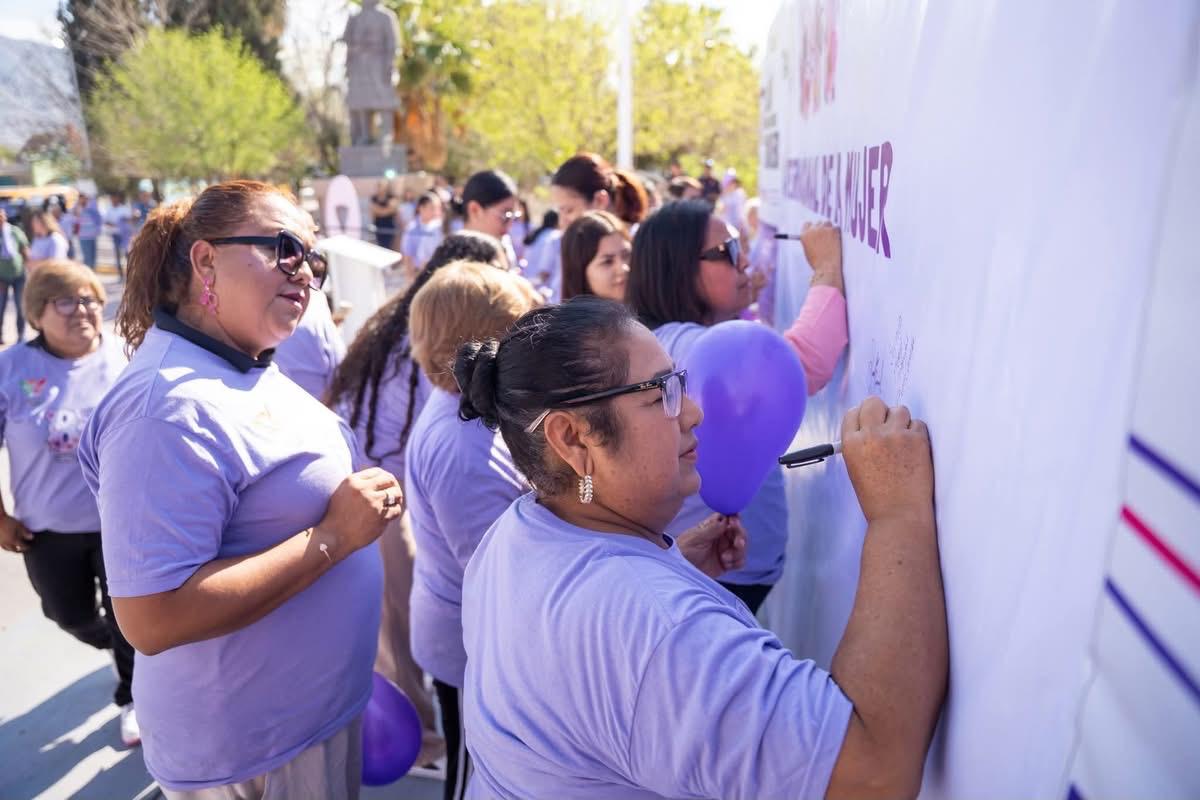 Conmemoran en Castaños el Día Internacional de la Mujer