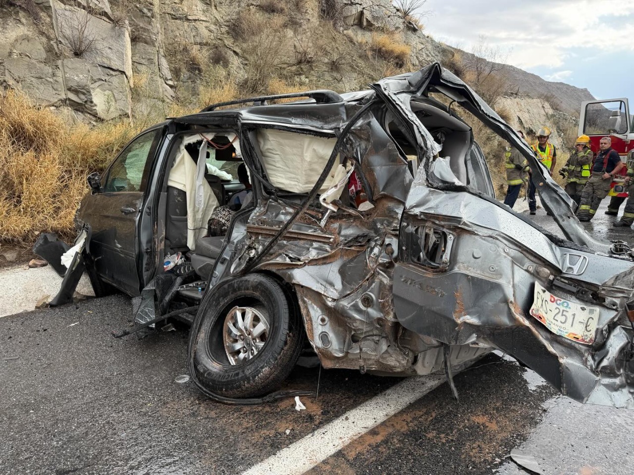 Deja choque carretero 2 personas lesionadas