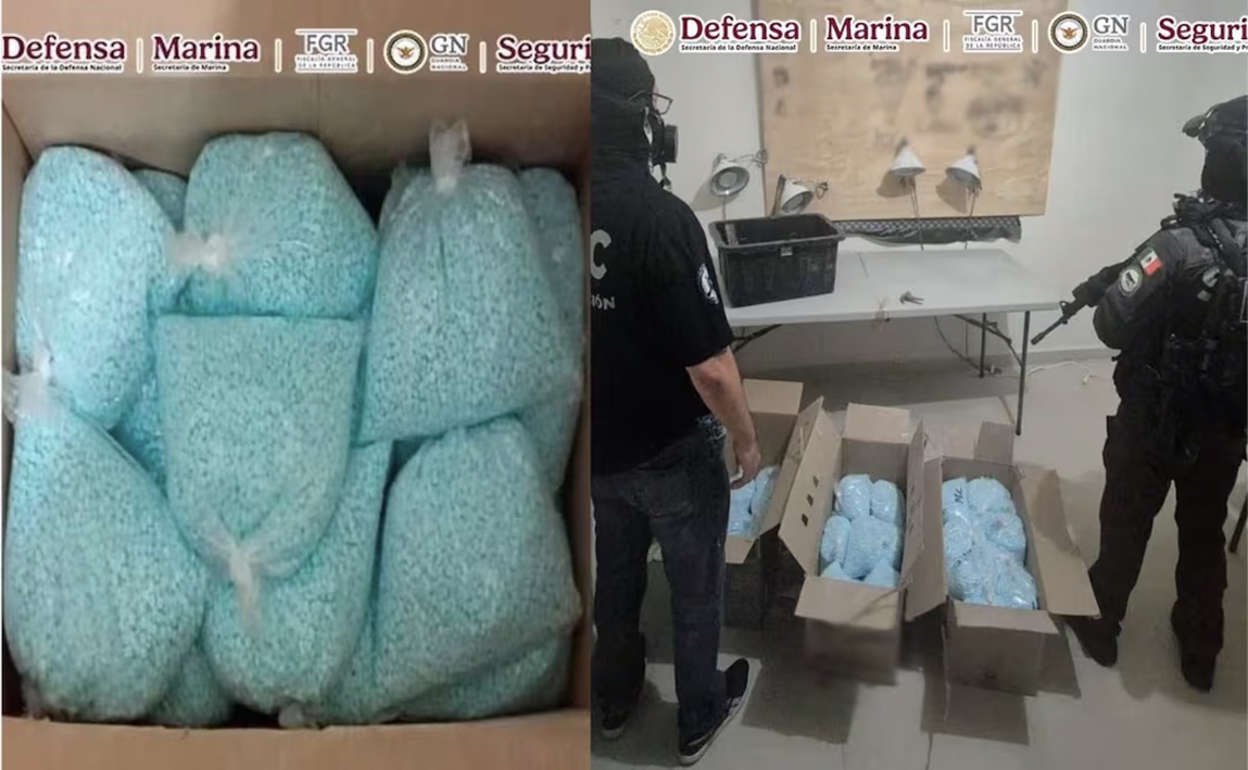 Felicita DEA a México por incautar 270 kilos de droga