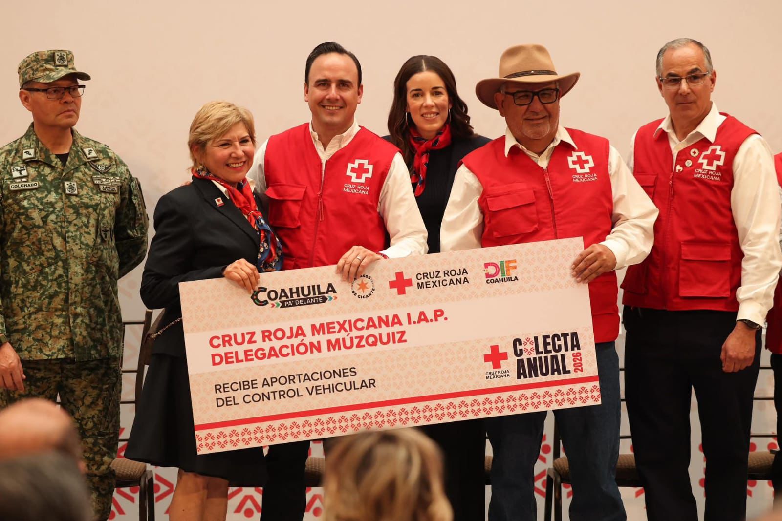“ARRANCAMOS EN COAHUILA LA COLECTA ANUAL DE LA CRUZ ROJA”