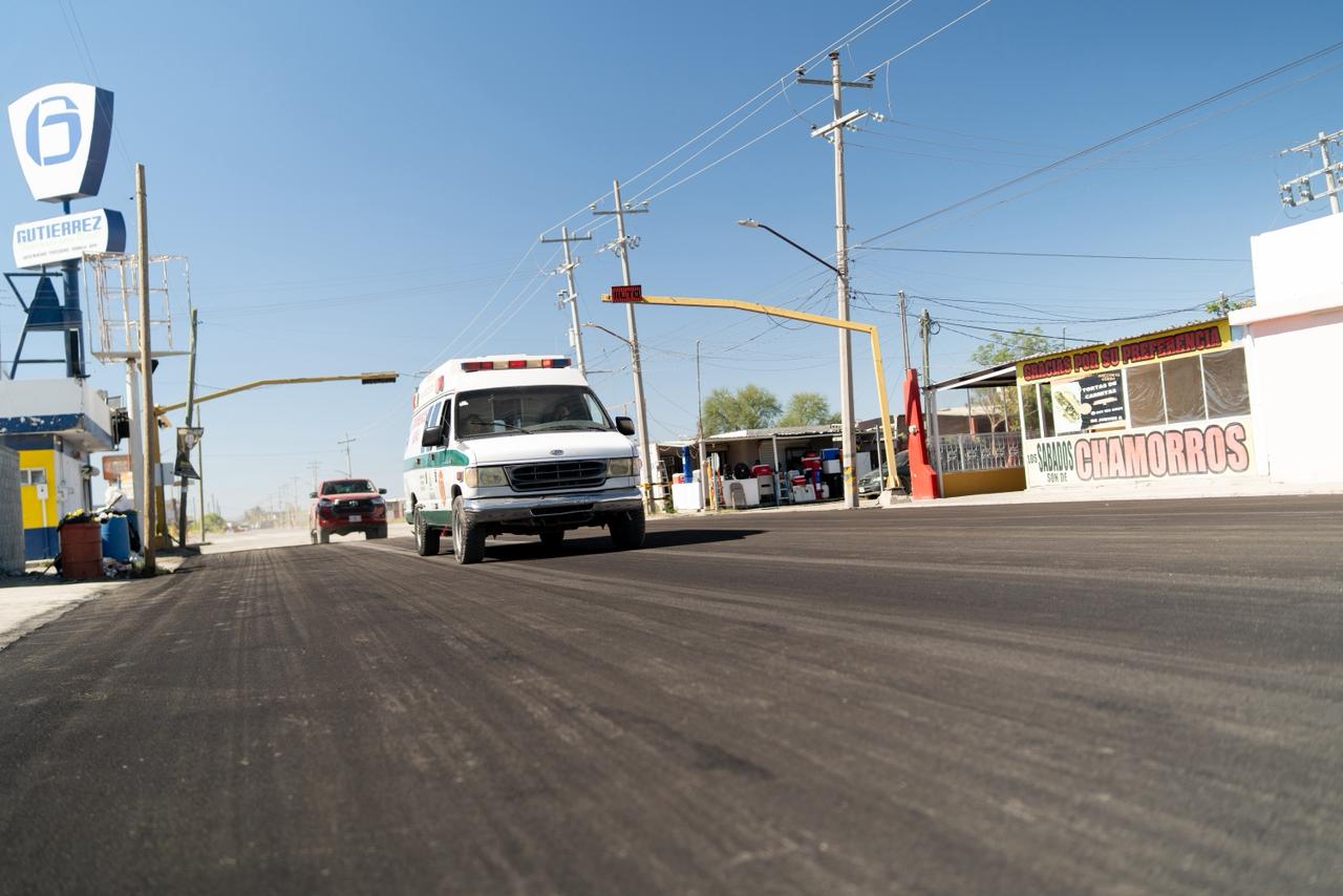 Concluyen recarpeteo de Cuauhtémoc en Sabinas