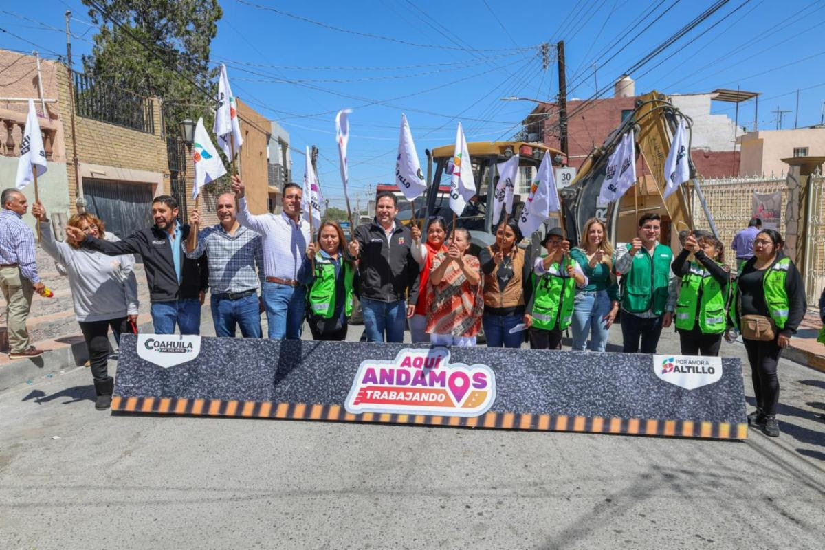 Arranca Javier Díaz nueva obra de repavimentación