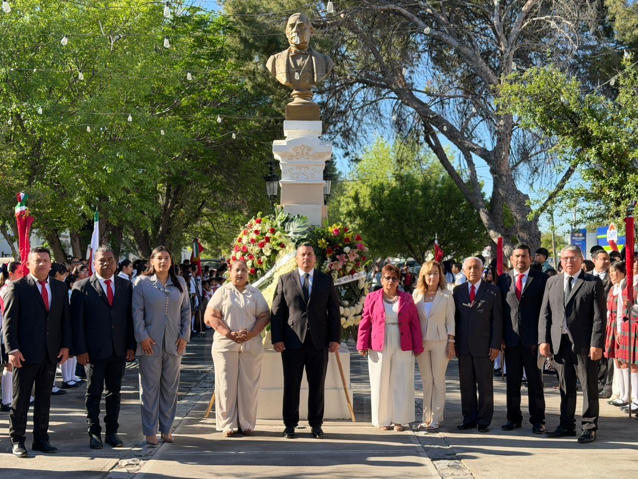 CONMEMORAN EN SAN BUENA NATALICIO DE BENITO JUÁREZ