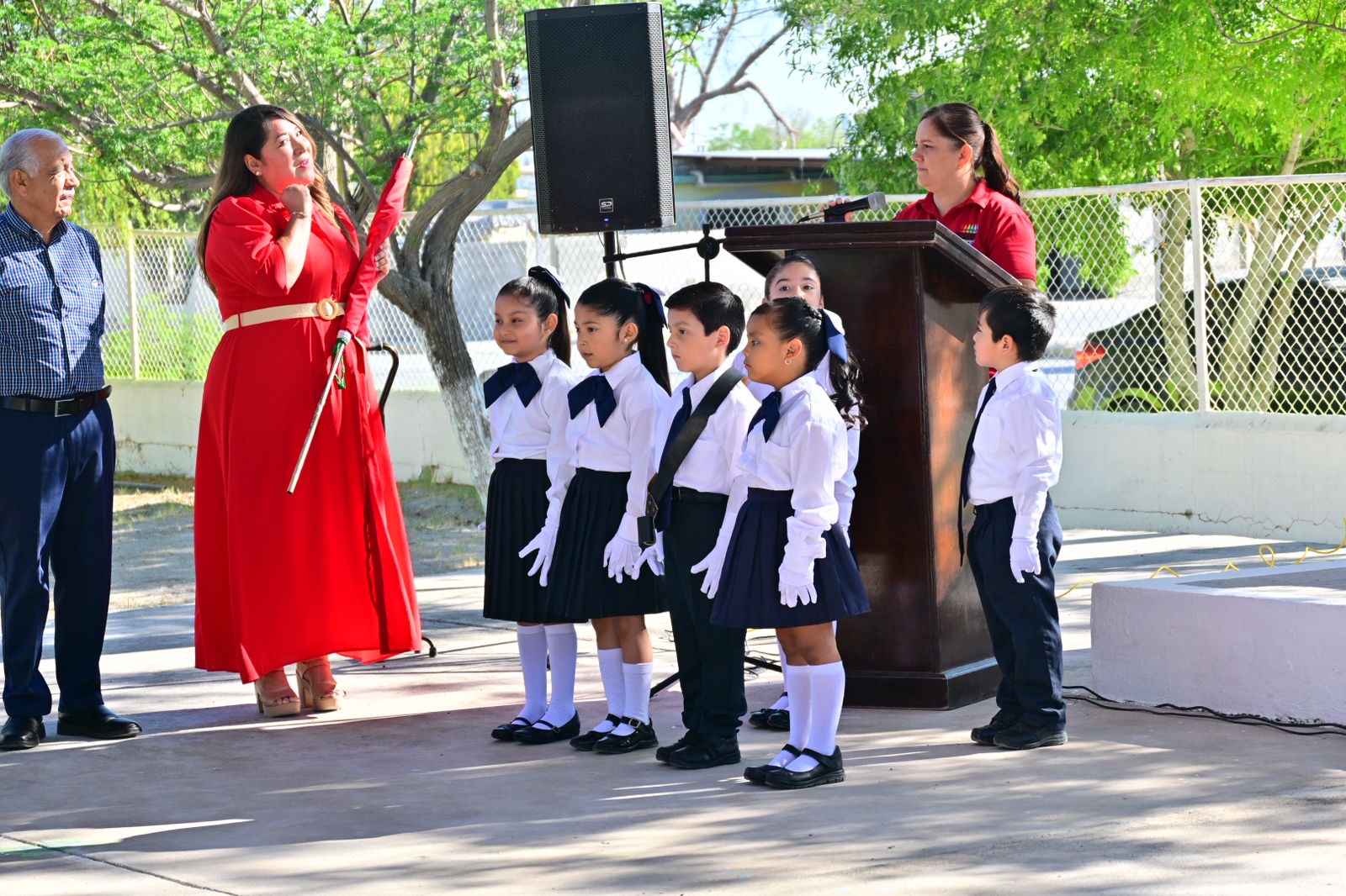 CONMEMORA JARDÍN DE NIÑOS GUELATAO EVENTO CÍVICO EN SB