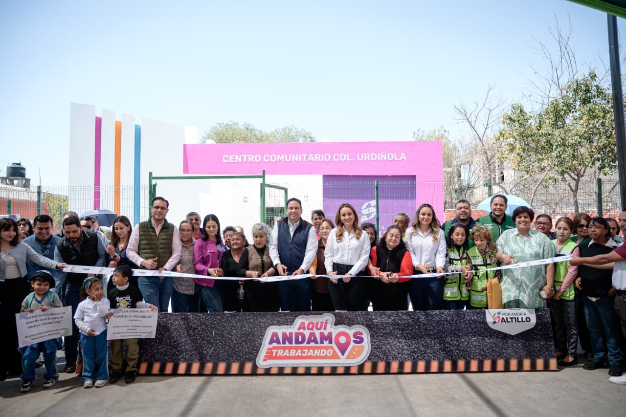 Fortalece Javier Díaz la red de centros comunitarios; inaugura el de Urdiñola