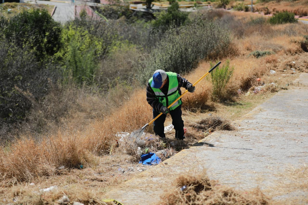 Realiza Gobierno de Saltillo limpieza integral en arroyo de Lomas del Refugio