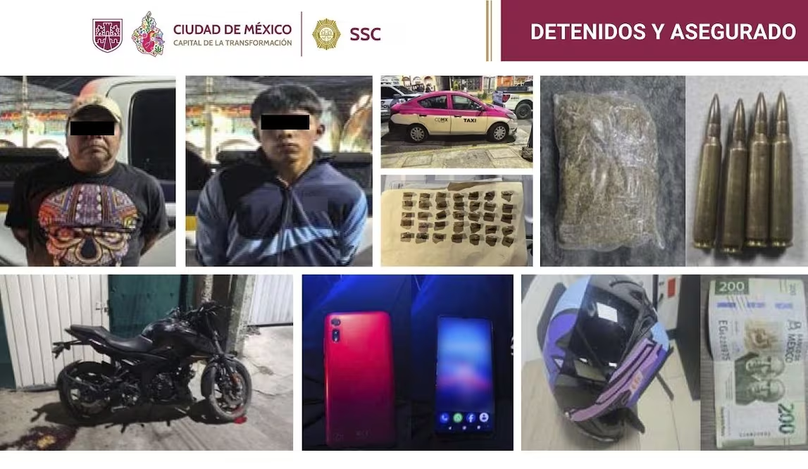 Asesin4n a joven en Milpa Alta y detienen a dos;  rastrearon taxi tras balacer4 en Cruztitla