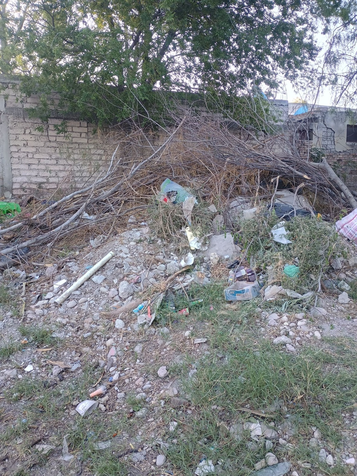 Basura olvidada exhibe gobierno de Oscar Ríos
