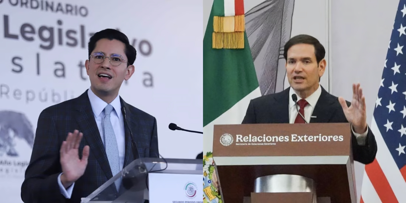 Habla Velasco con Rubio sobre seguridad y migración