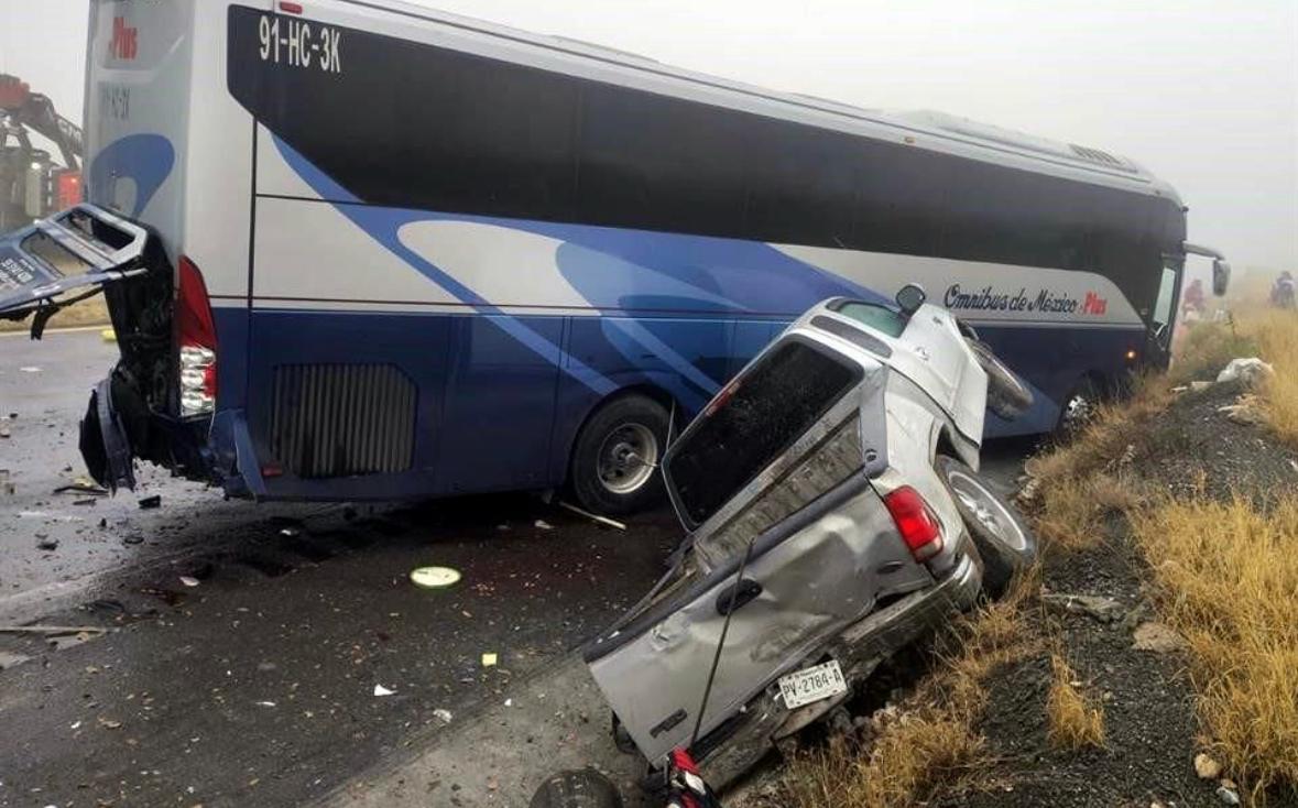 Cierran por choque la 57 Saltillo a Matehuala
