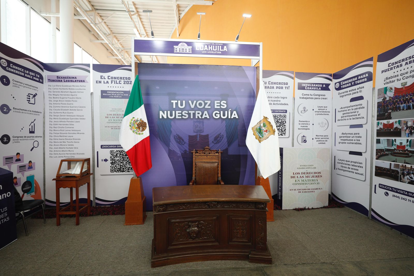 Congreso de Coahuila presente en la Feria Internacional del Libro Coahuila