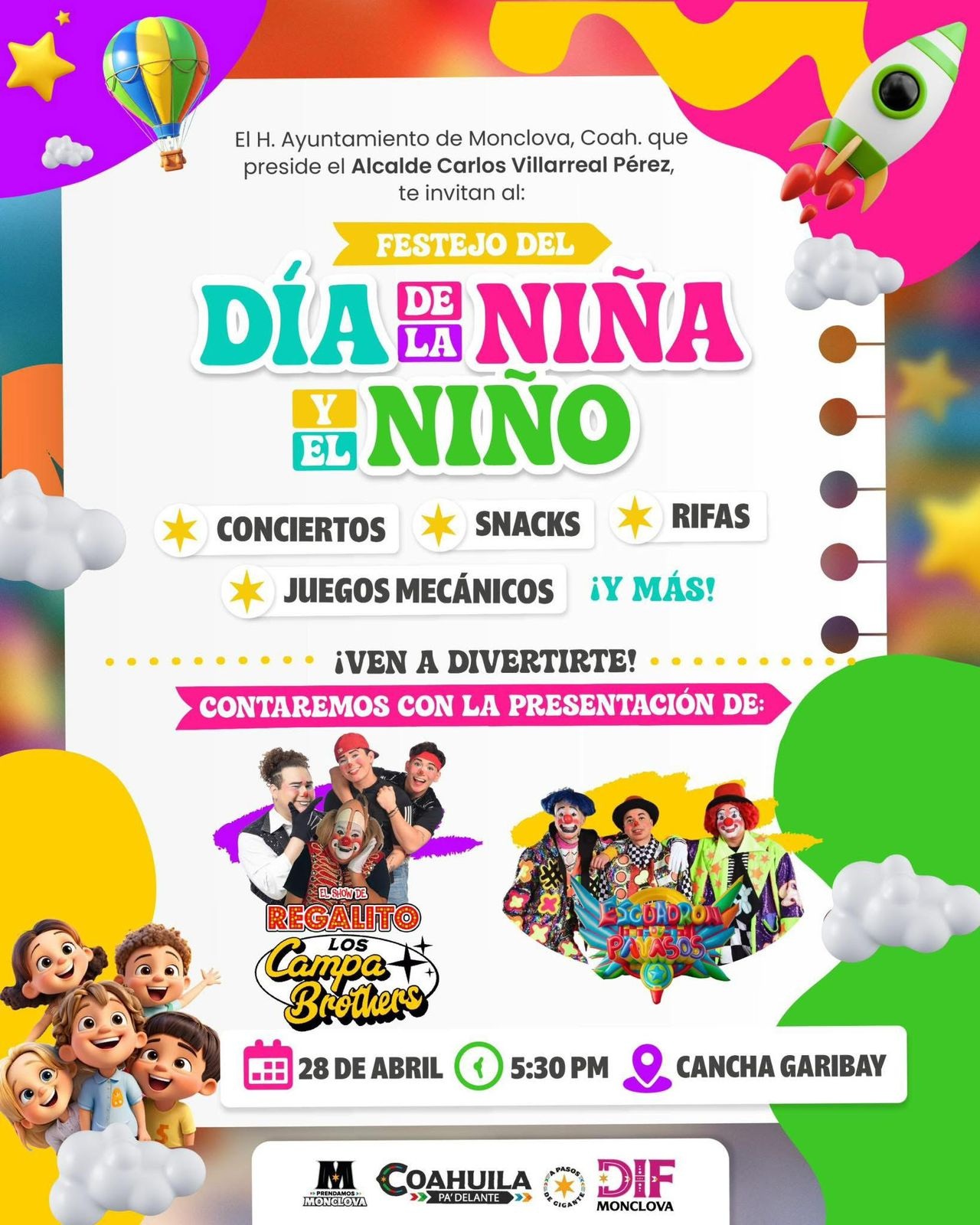 Monclova celebrará a las niñas y niños