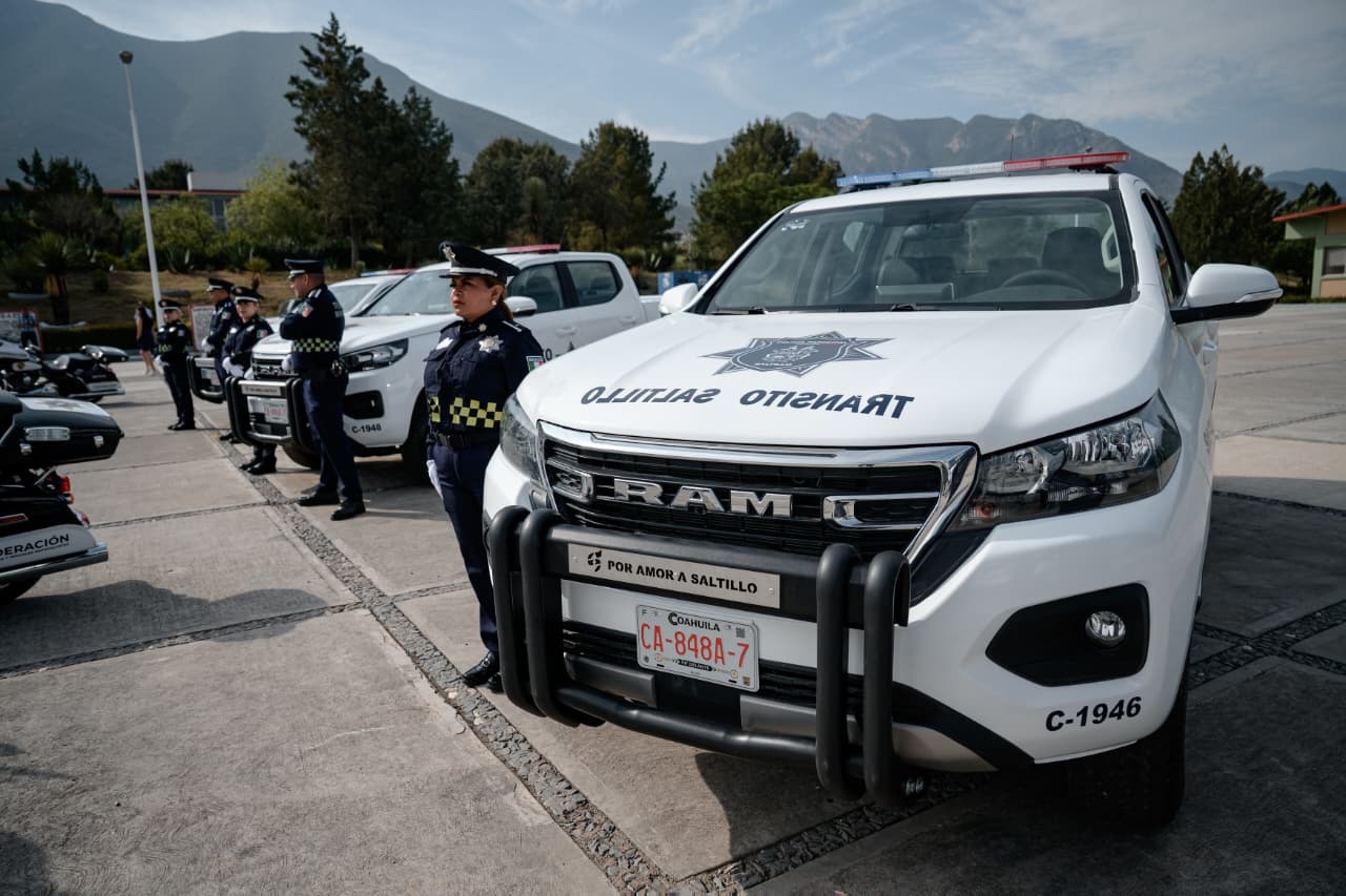 Blindan Saltillo con inversión de 47 MDP en equipo policial