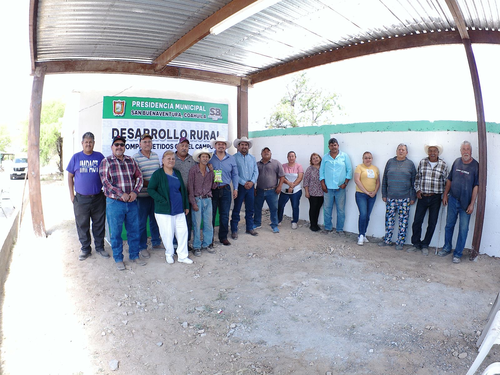 VISITA ALCALDE EJIDO SAN ANTONIO DE LAS HIGUERAS