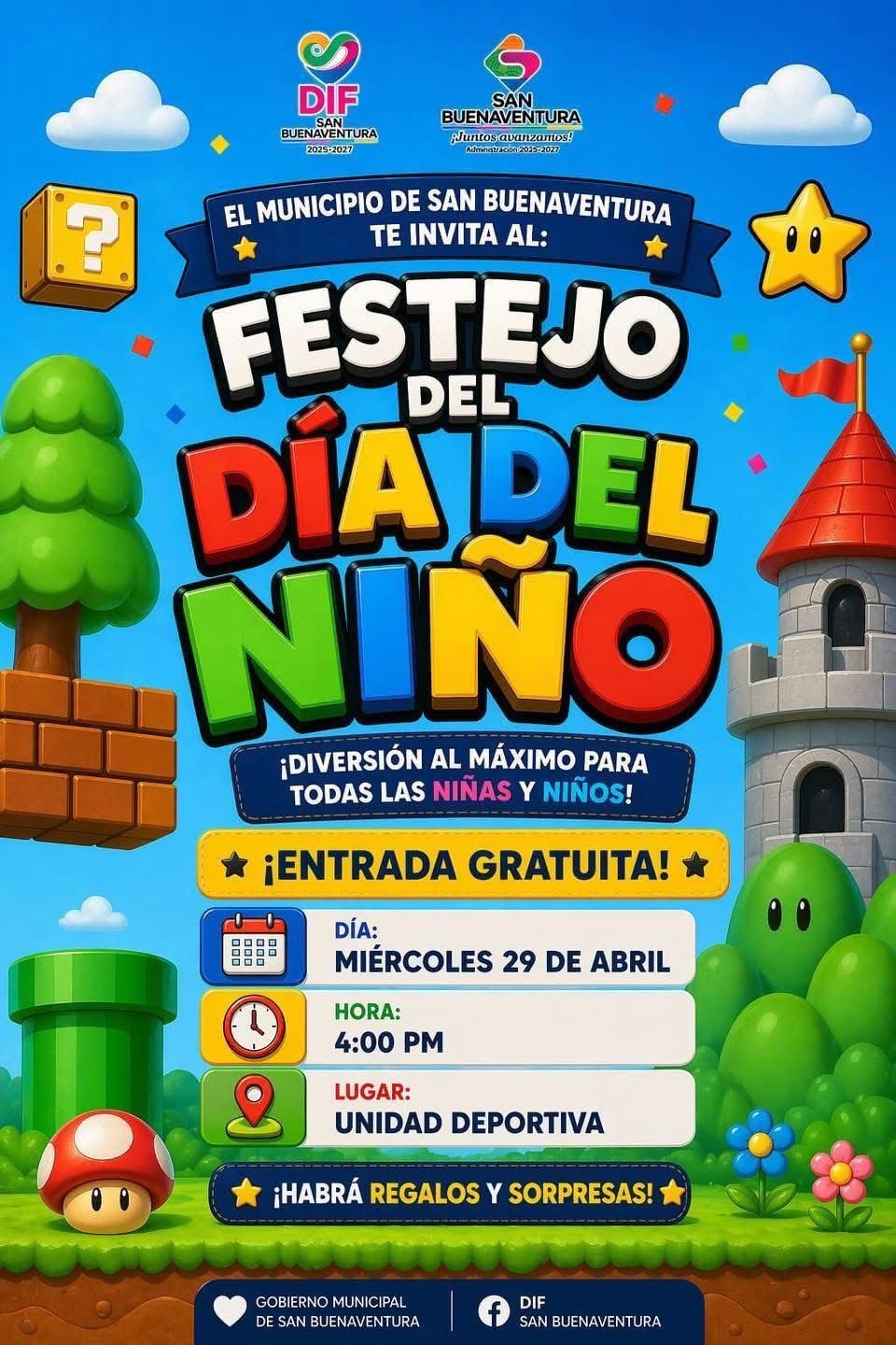 Alista San Buena fiesta para el “Día del Niño”