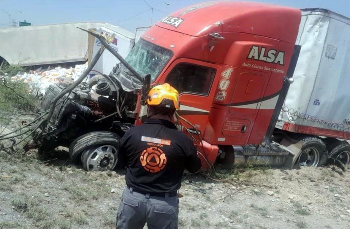 Muere tras impacto de tráiler sin frenos