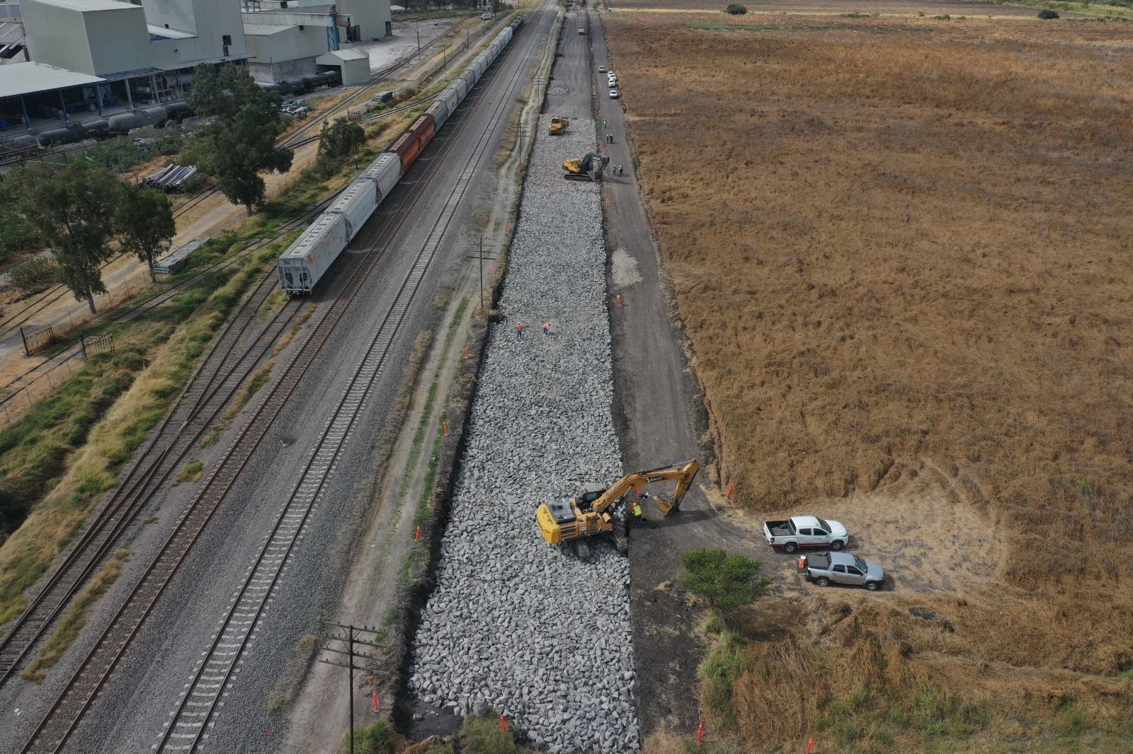 Avanza construcción del tren Saltillo–Nvo. Laredo