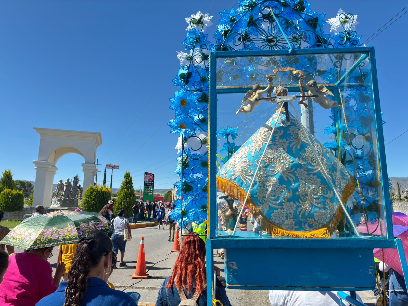 Con fervor recibe Parras a la Virgen de San Juan