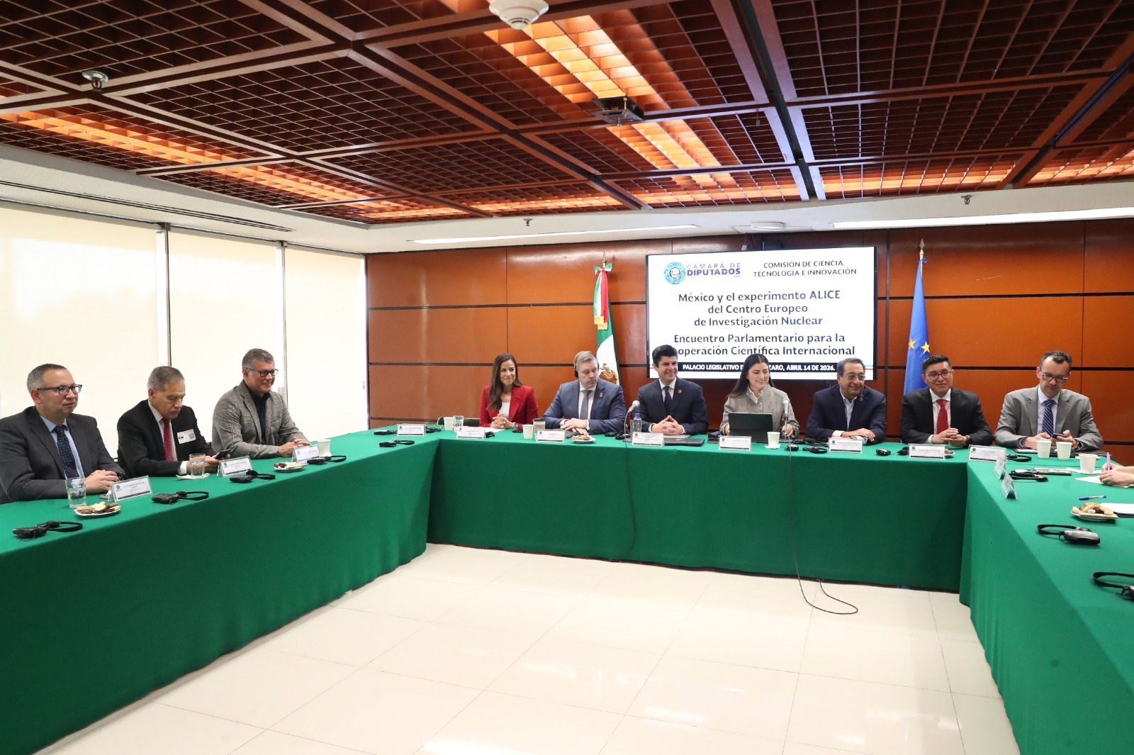 Realizan en San Lázaro el encuentro parlamentario “México y el experimento ALICE del Centro Europeo de Investigación Nuclear”