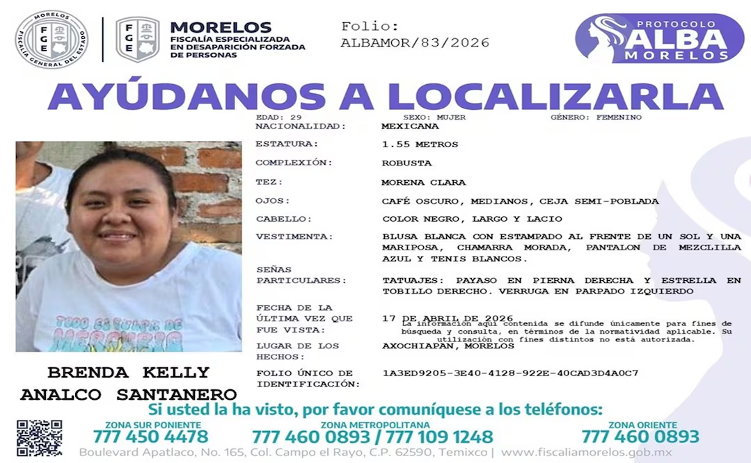Hallan cuerp0 durante cateo en domicilio de Axochiapan, Morelos; analizan si corresponde a joven desaparecida