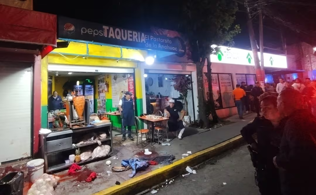 Ataque a bal4zos en taquería deja cinco lesionados en la Álvaro Obregón; detienen a dos presuntos responsables