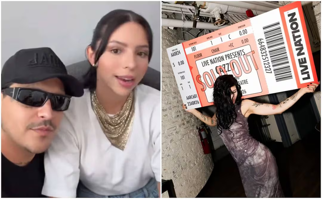 Mientras Nodal cabalga con Ángela, Cazzu, su ex, hace ritual de sanación y triunfa en su gira por EU