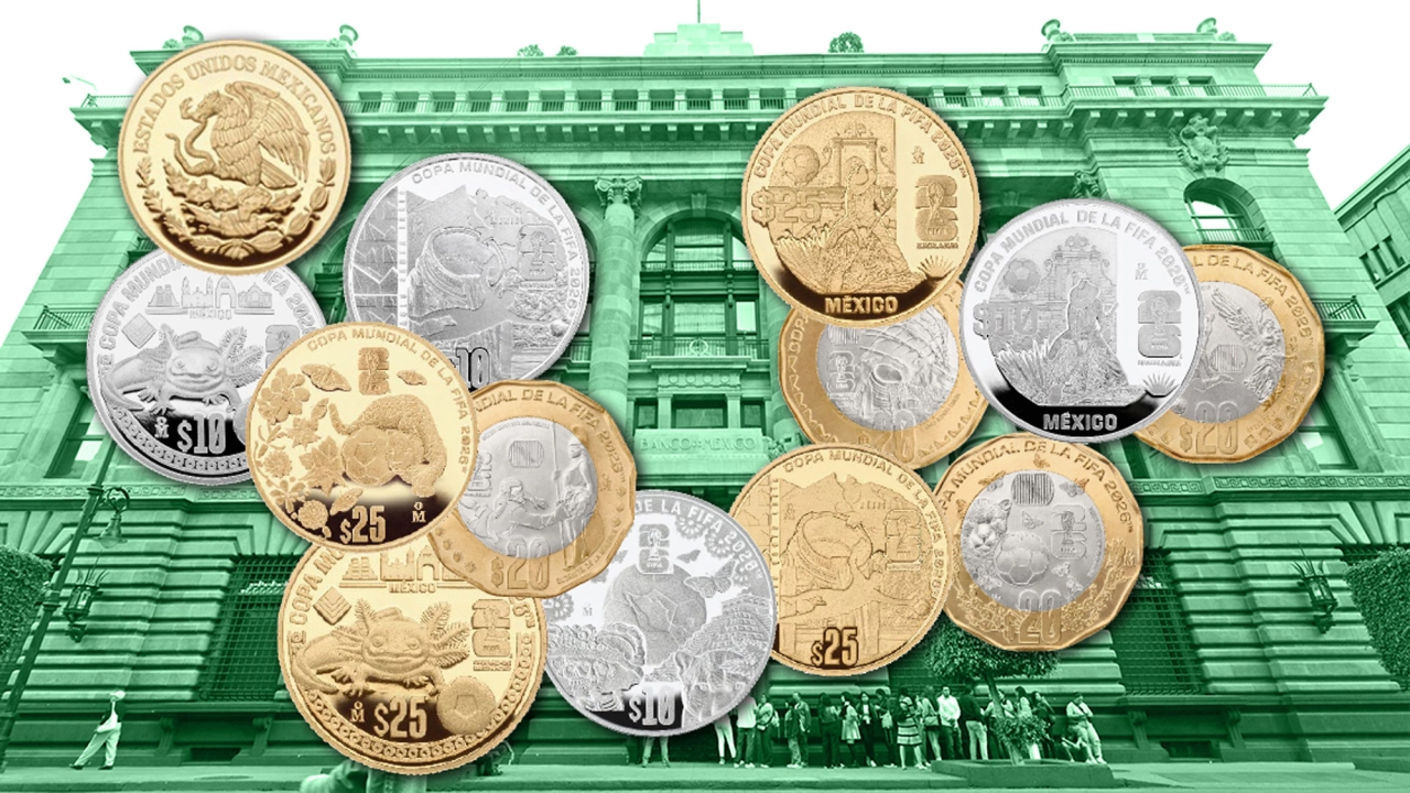 Inmortalizan monedas sedes mundialistas de México 2026