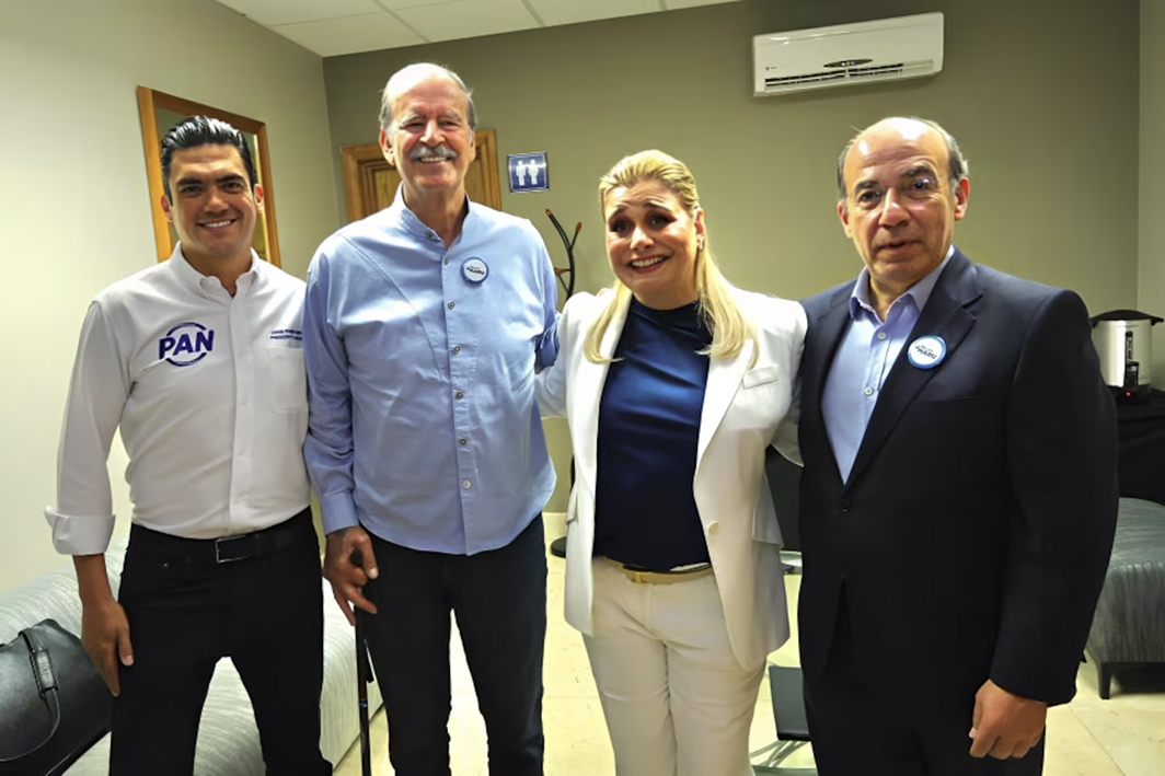 Reaparecen Fox y Calderón en apoyo a Maru Campos