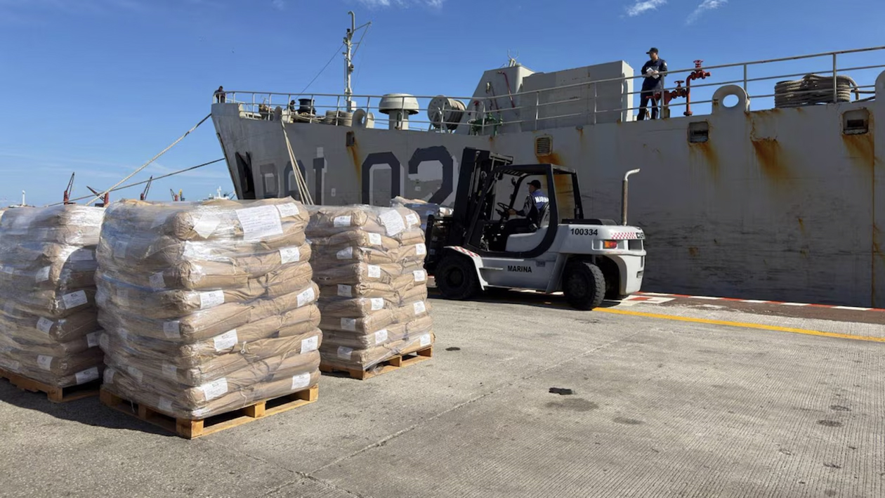 Manda CSP barco con ayuda a Cuba