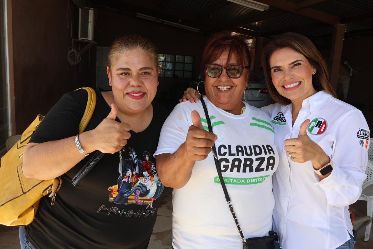 Claudia Garza suma voluntades en Nava