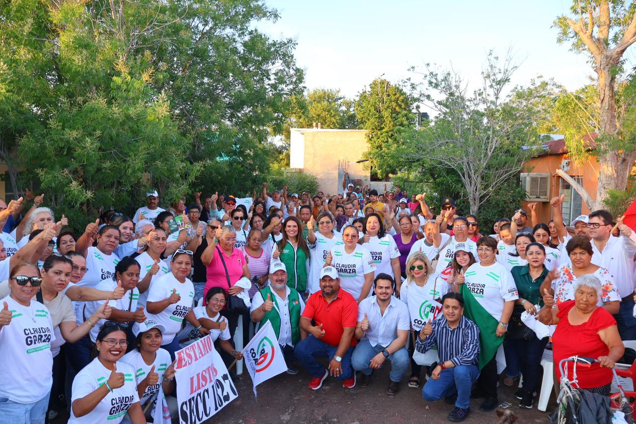 Refrenda Sabinas total apoyo a Claudia Garza 
