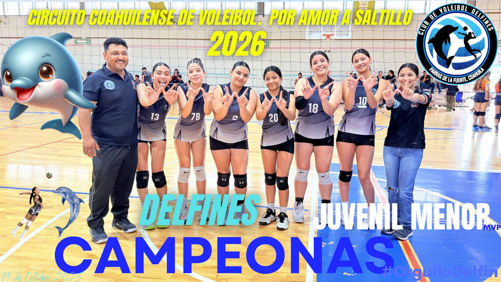 Ganan Delfines de Parras 2 campeonatos y un sub