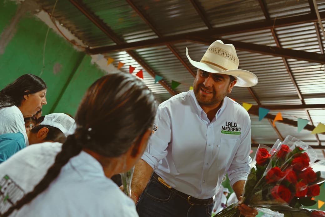 Va Lalo Medrano por más apoyos para ejidos