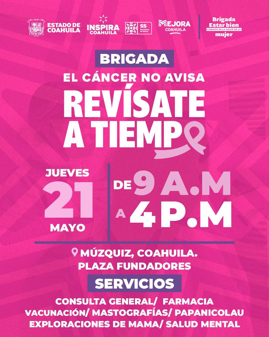 Mastografías y consultas médicas gratis en Múzquiz