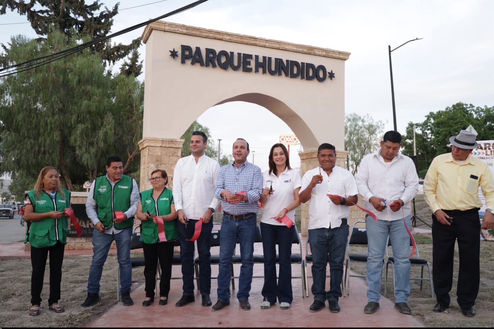 Inaugura Fernando Orozco el Parque Lineal de Parras