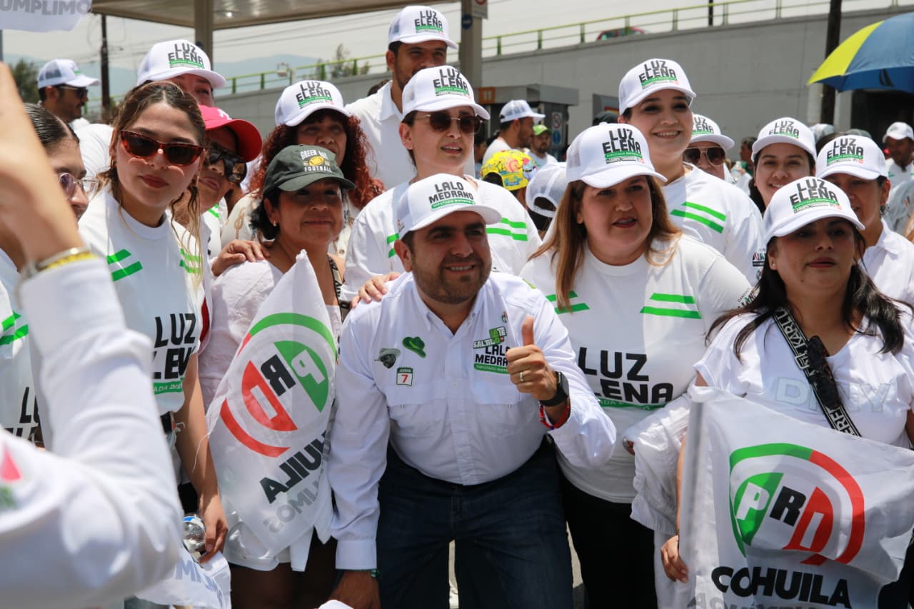Respaldan miles a candidatos de Alianza PRI-UDC en mega crucero