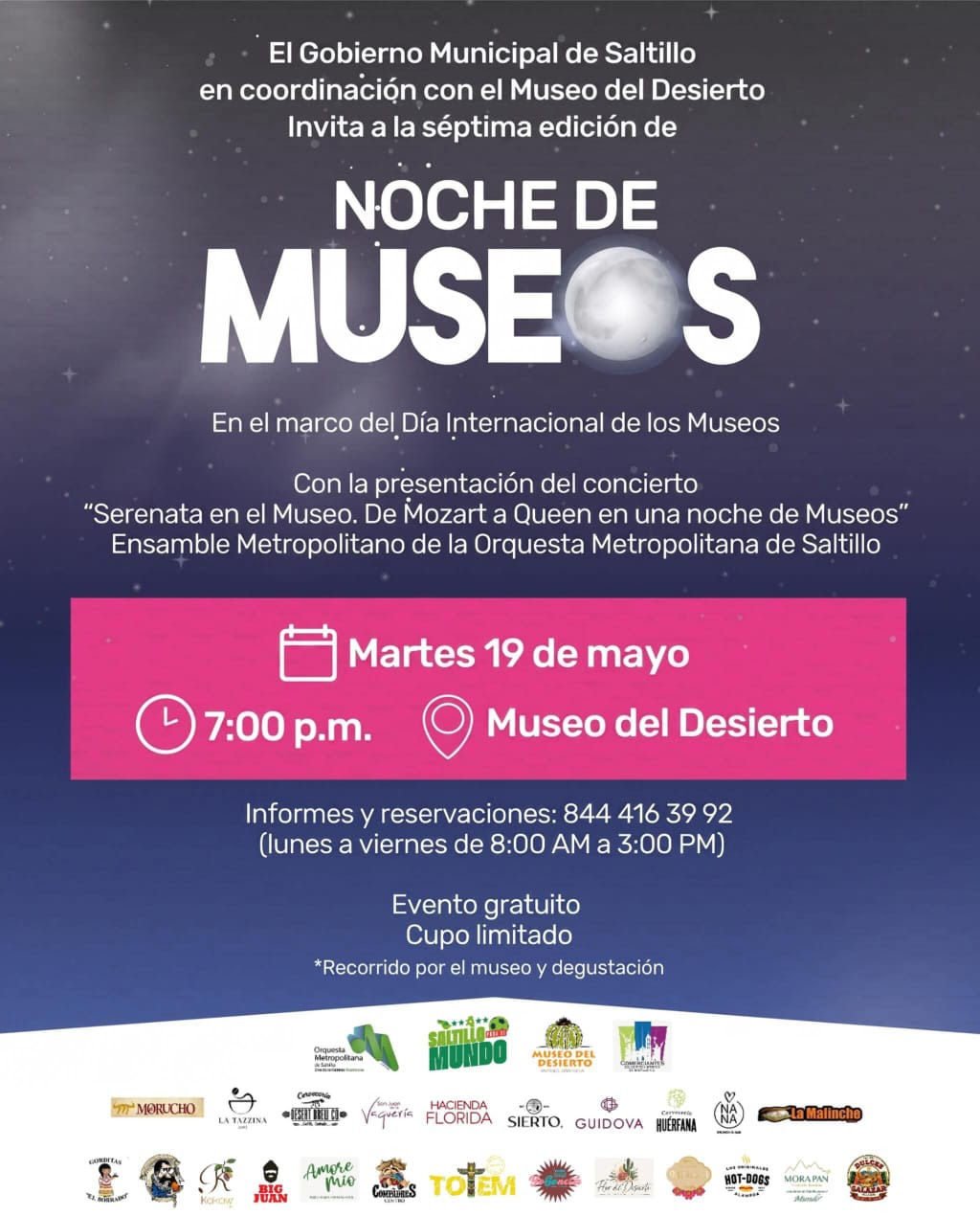 Invitan en Saltillo a la séptima edición de Noche de Museos