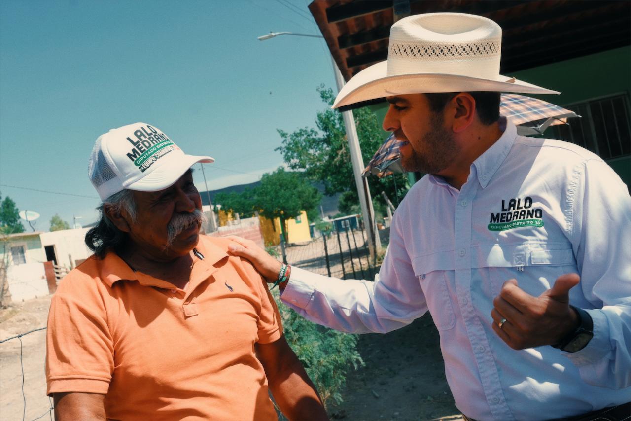 Seguirá Lalo Medrano impulsando seguridad y servicios para Hacienda Narro