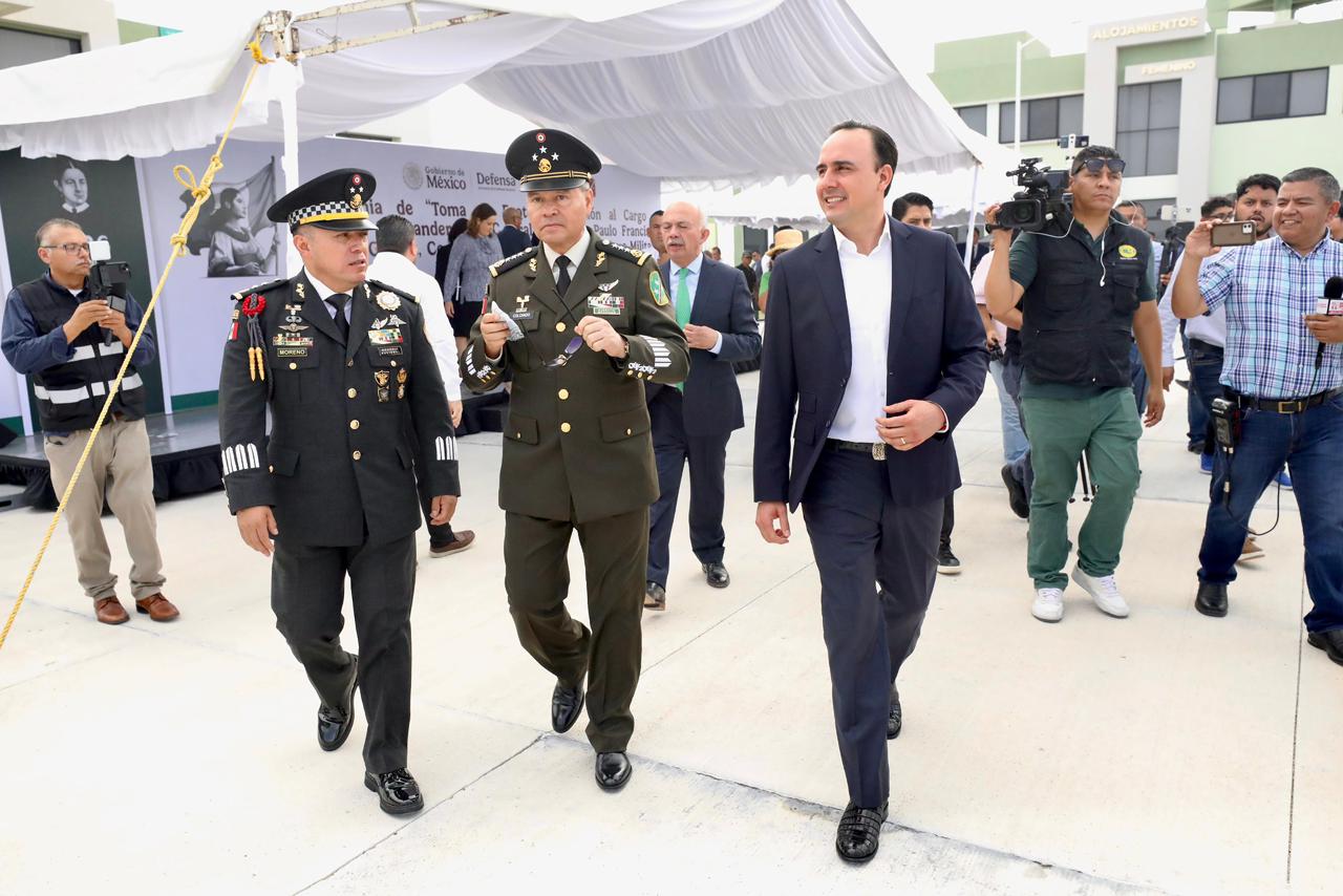 EN COORDINACIÓN CON EL EJÉRCITO MEXICANO MANTENEMOS A COAHUILA COMO EL ESTADO MÁS SEGURO: MANOLO