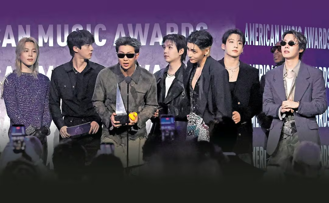 BTS gana por segunda vez el máximo galardón de los American Music Awards