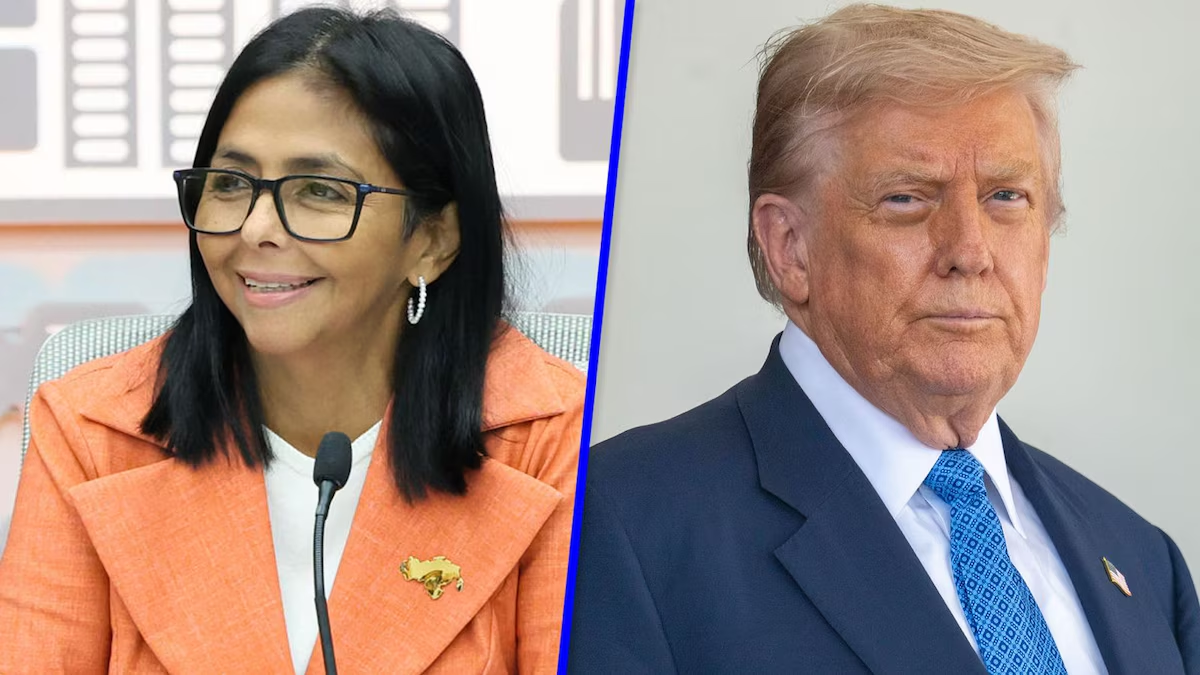 ¿Delcy Rodríguez intocable en EU? Trump ordena frenar investigaciones contra la presidenta de Venezuela