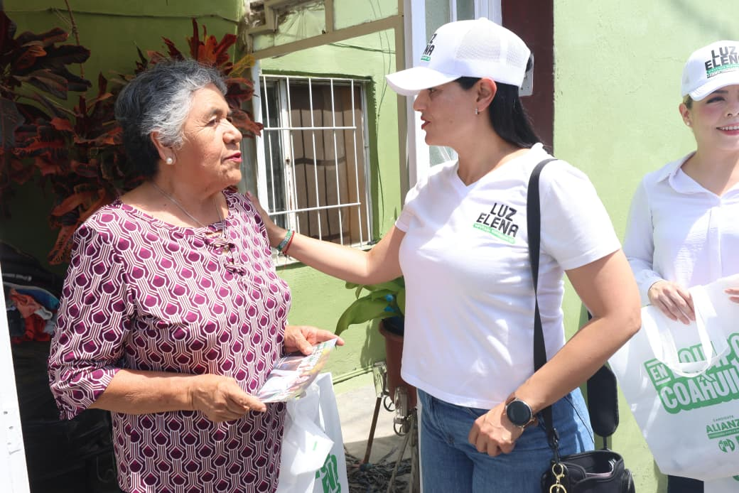 El compromiso es claro, seguir trabajando por la seguridad en Coahuila: Luz Elena