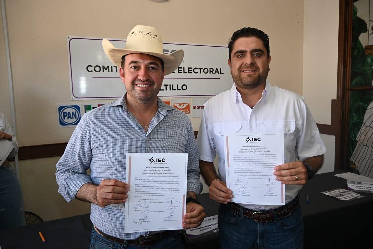 RECIBEN LA CONSTANCIA DE MAYORÍA CANDIDATOS DE LA ALIANZA PRI-UDC