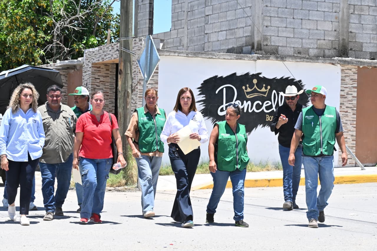 Mantiene Sari Pérez brigadas de auxilio por creciente de arroyo Frontera