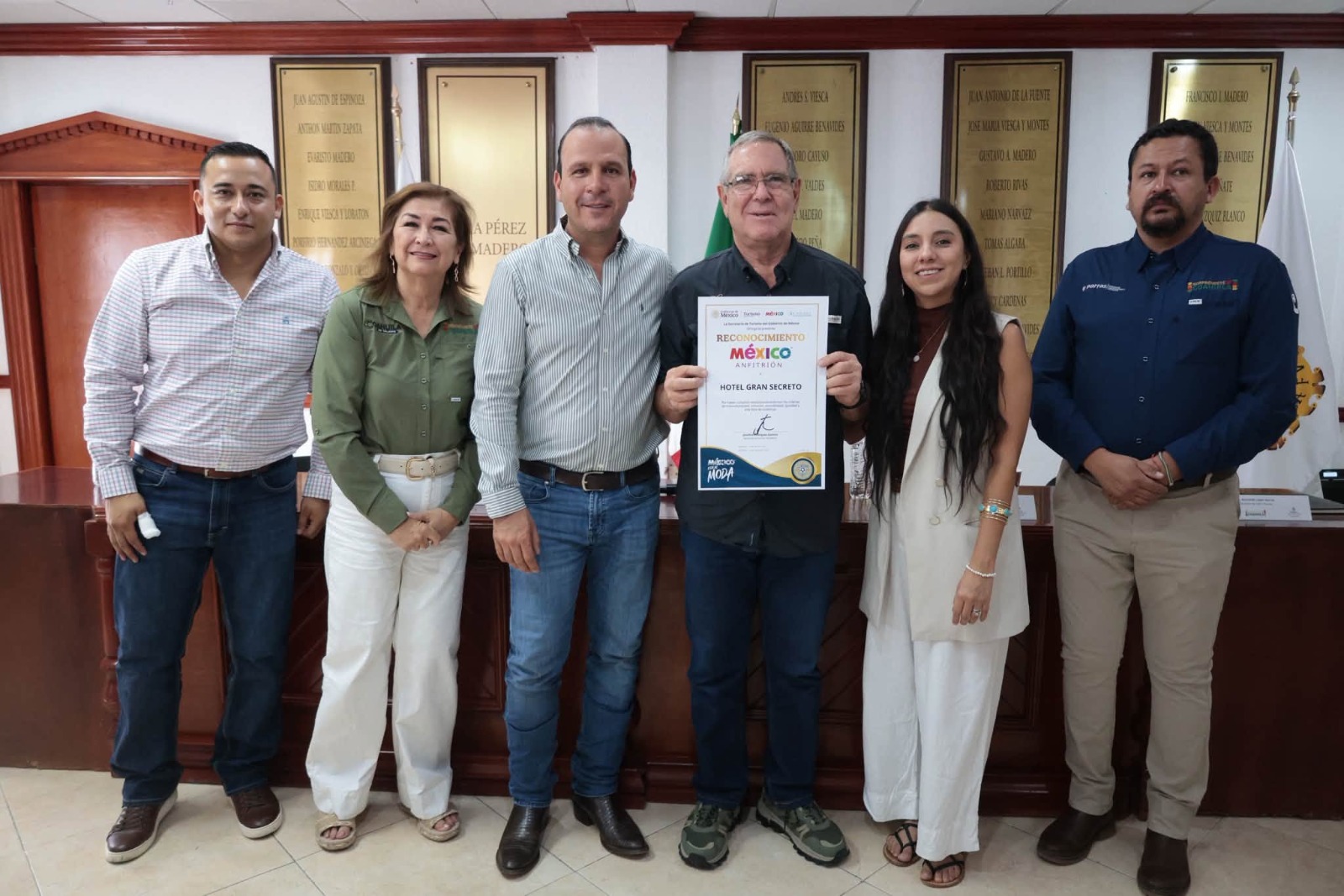 Impulsa Parras calidad turística con entrega de certificaciones